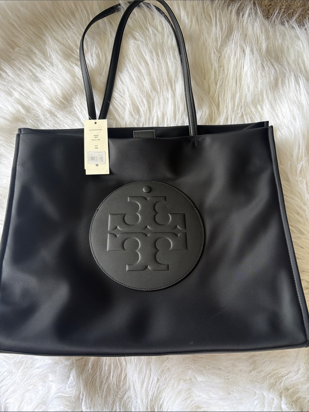 Tory Burch Ella patent Tote
